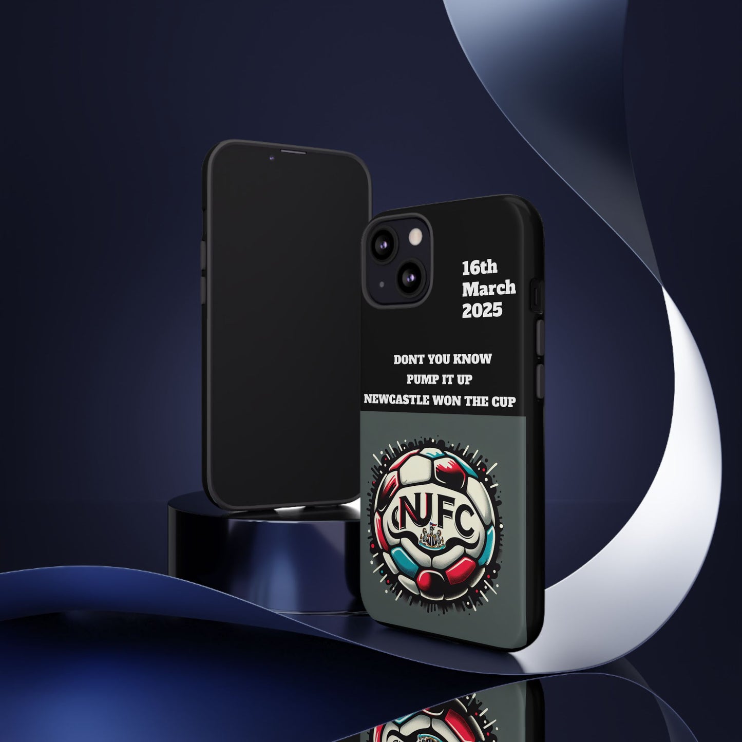 Custom Soccer Phone Case - Newcastle United Fan Gift, 16th March 2025, Sports Accessory for Gamers, Kids Birthday Present
