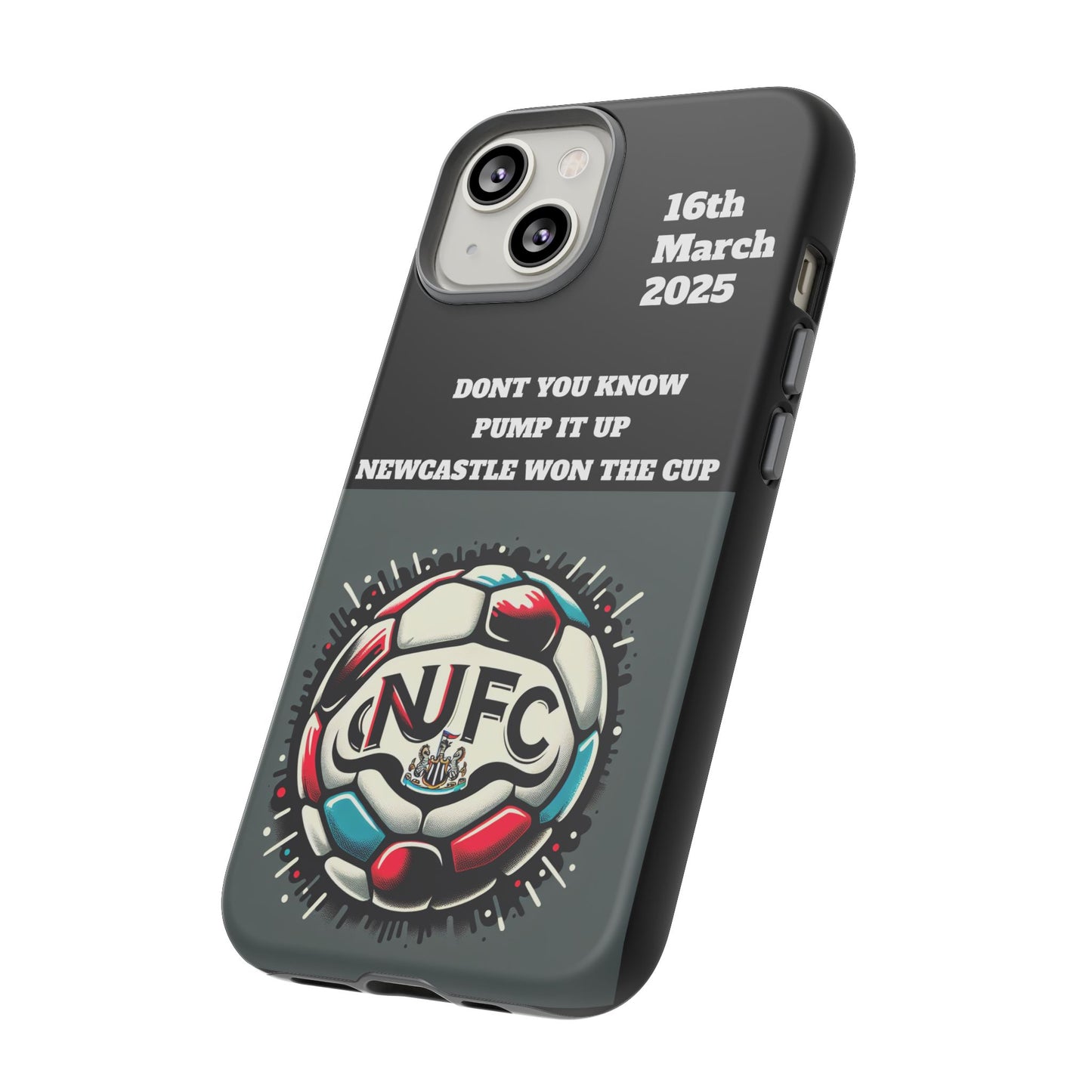 Custom Soccer Phone Case - Newcastle United Fan Gift, 16th March 2025, Sports Accessory for Gamers, Kids Birthday Present