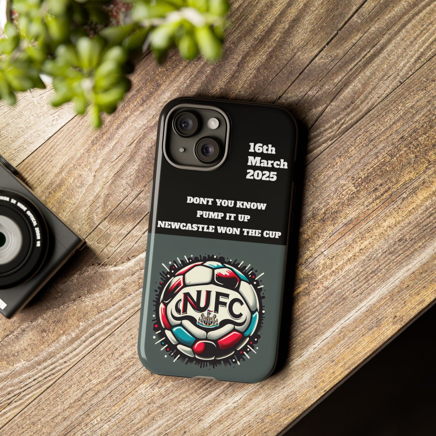 Custom Soccer Phone Case - Newcastle United Fan Gift, 16th March 2025, Sports Accessory for Gamers, Kids Birthday Present