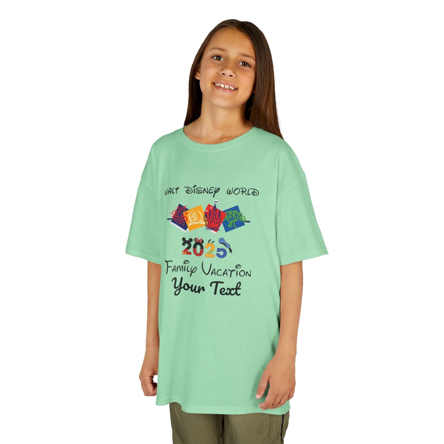 Personalized Kids Disney Vacation Tee, Family Trip Shirt, Kids Holiday Apparel, Fun Travel Outfit, Unique Gift for Children
