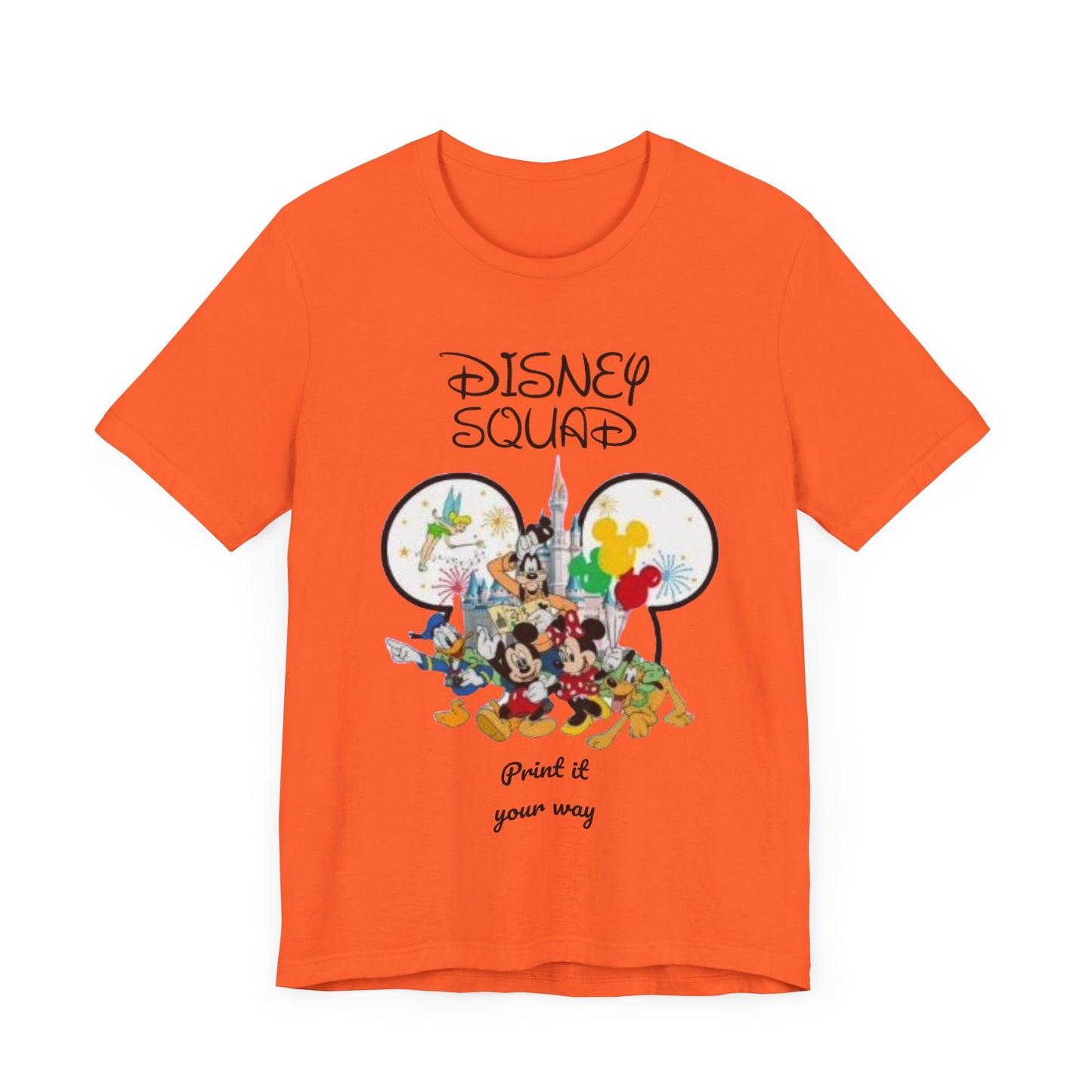 Disney Squad Unisex Tee, Magical Disney Apparel, Gift for Disney Fans, Family Reunion Shirt, Vacation Outfit