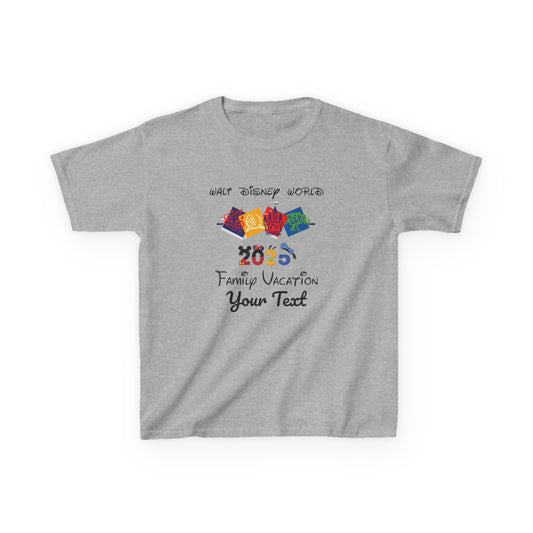 Personalized Kids Disney Vacation Tee, Family Trip Shirt, Kids Holiday Apparel, Fun Travel Outfit, Unique Gift for Children