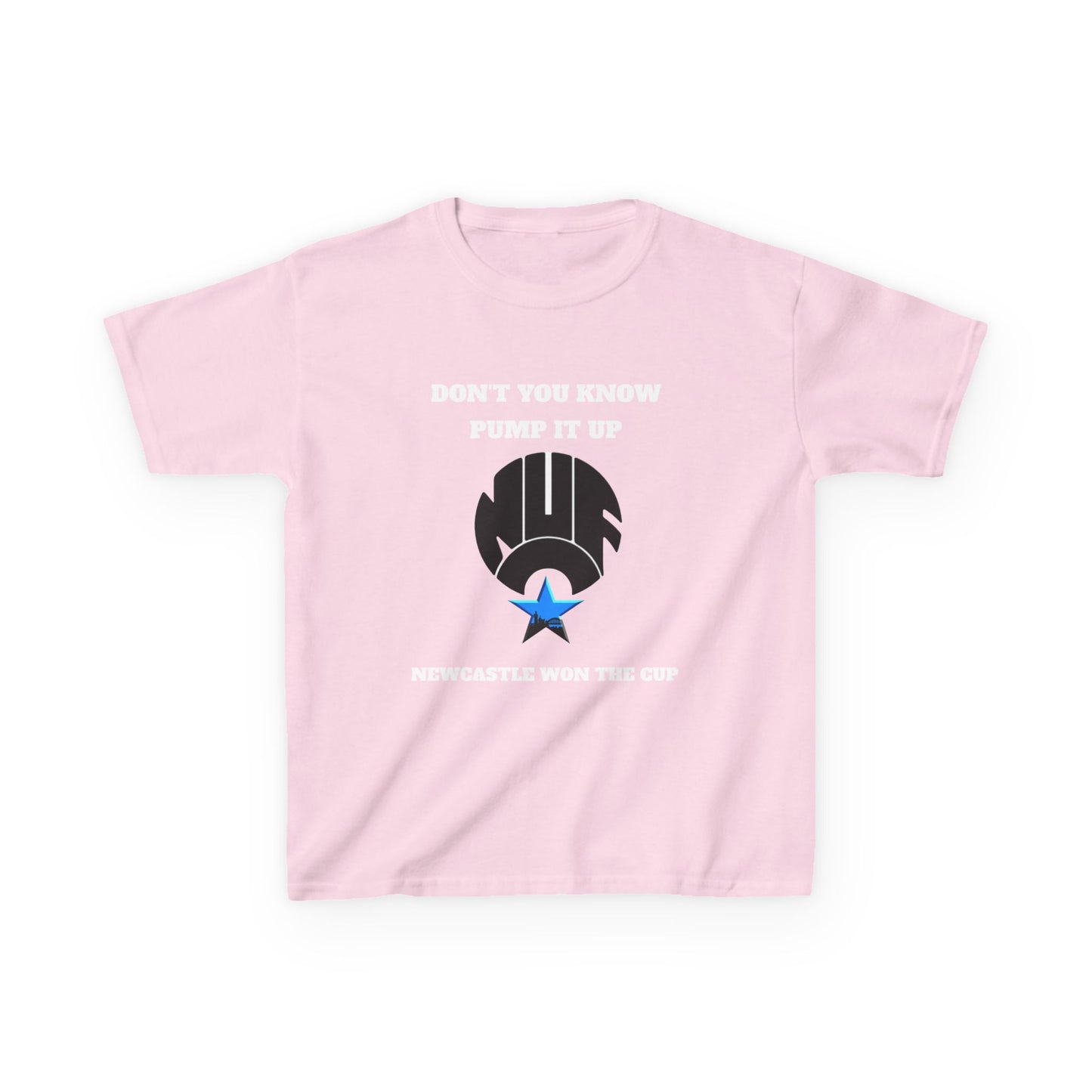 Newcastle 'Pump It Up' Kids Tee, Sports T-Shirt for Young Fans, Perfect for Birthdays, Team Spirit, Everyday Wear, Casual Style