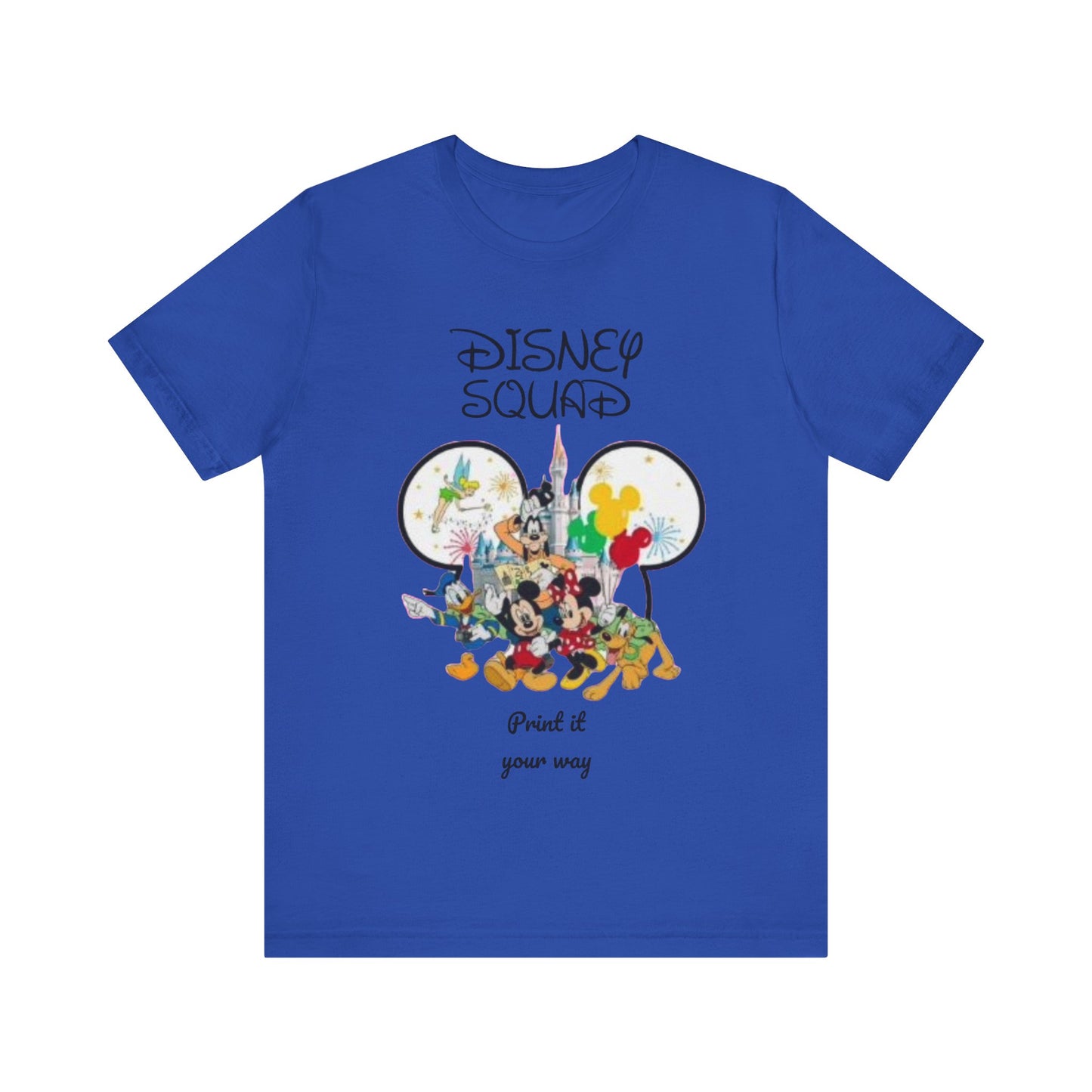 Disney Squad Unisex Tee, Magical Disney Apparel, Gift for Disney Fans, Family Reunion Shirt, Vacation Outfit