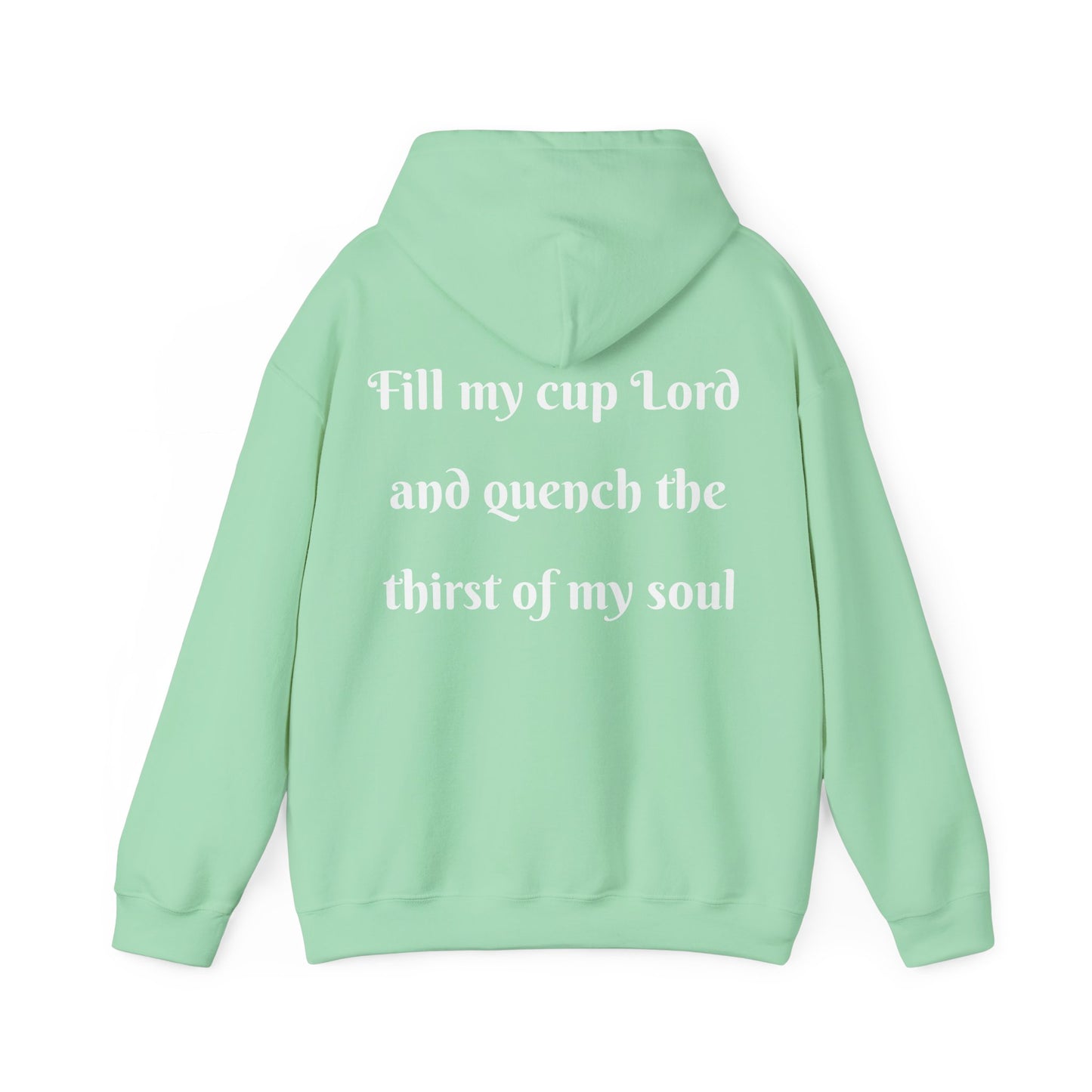Inspirational Quote Hoodie, Unisex Heavy Blend™ Hooded Sweatshirt, Faith Apparel, Cozy Gift, Religious Sweatshirt, Spiritual Wear, Church