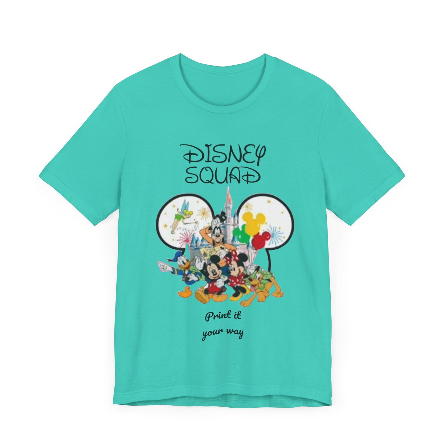 Disney Squad Unisex Tee, Magical Disney Apparel, Gift for Disney Fans, Family Reunion Shirt, Vacation Outfit
