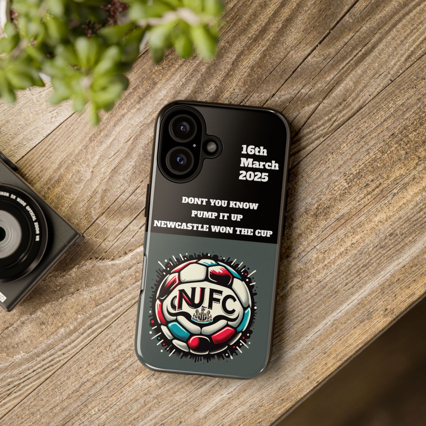 Custom Soccer Phone Case - Newcastle United Fan Gift, 16th March 2025, Sports Accessory for Gamers, Kids Birthday Present
