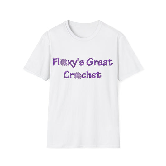 Floxy's Great Crochet Unisex Softstyle T-Shirt - Perfect Gift for Craft Lovers