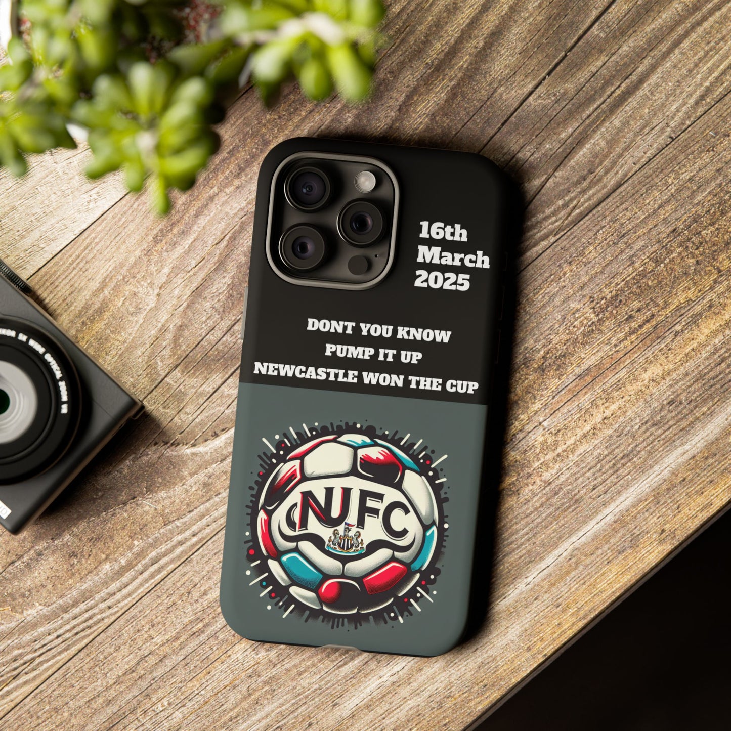 Custom Soccer Phone Case - Newcastle United Fan Gift, 16th March 2025, Sports Accessory for Gamers, Kids Birthday Present