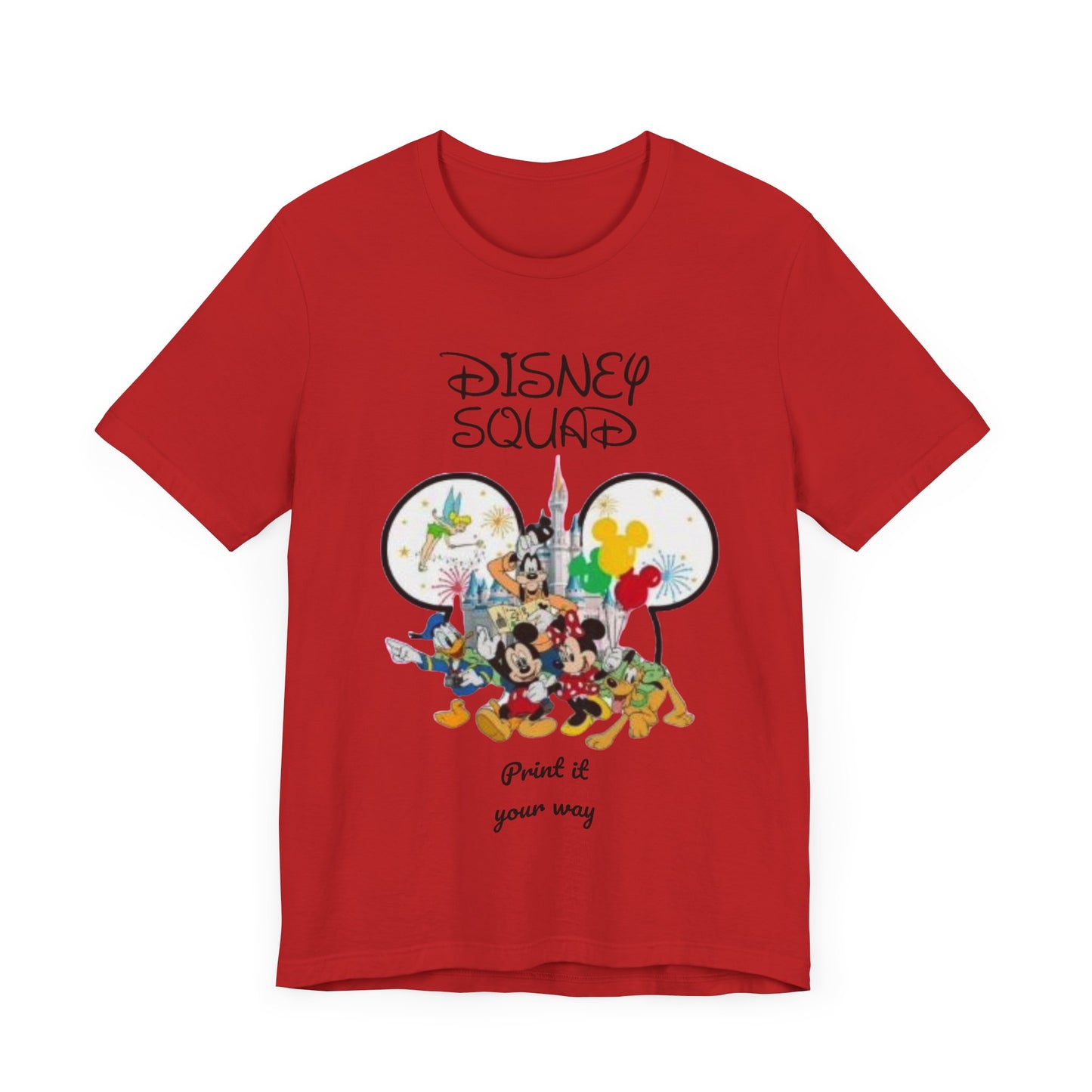 Disney Squad Unisex Tee, Magical Disney Apparel, Gift for Disney Fans, Family Reunion Shirt, Vacation Outfit