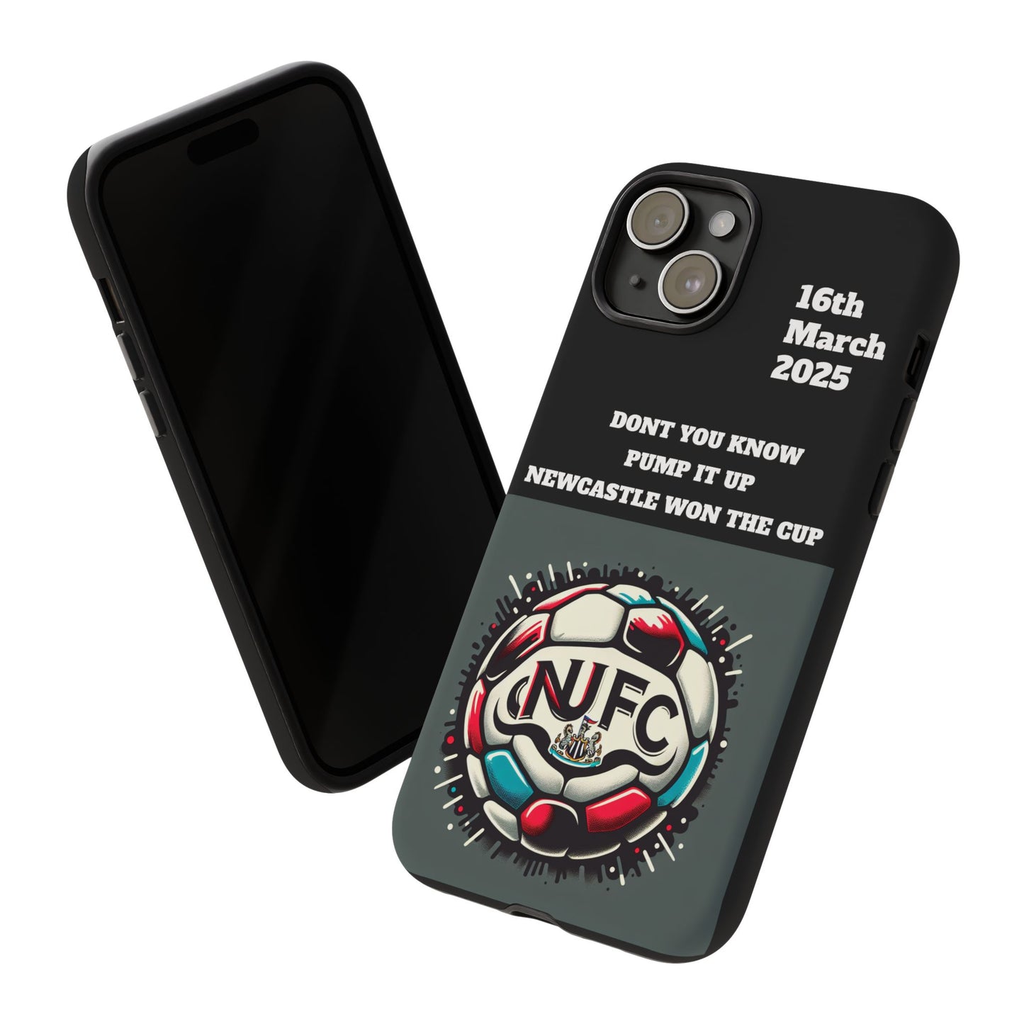 Custom Soccer Phone Case - Newcastle United Fan Gift, 16th March 2025, Sports Accessory for Gamers, Kids Birthday Present