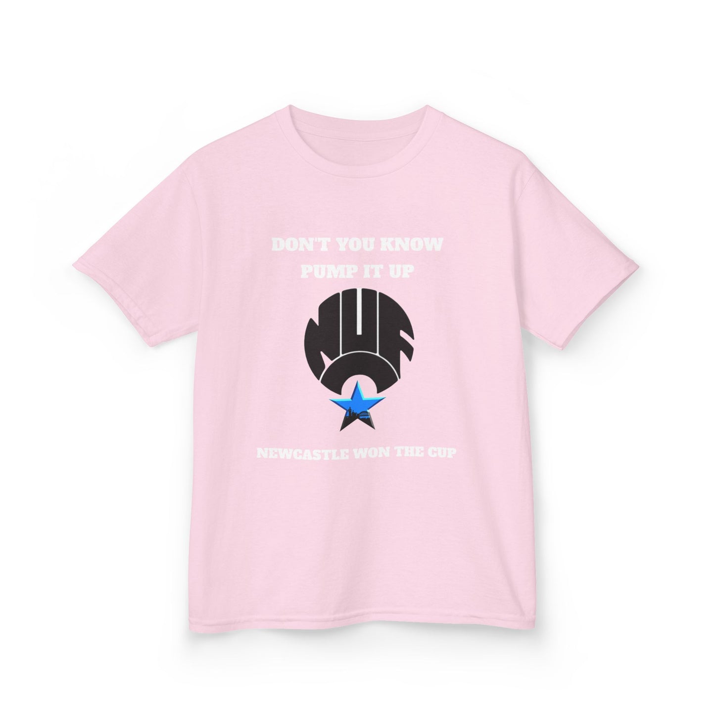 Newcastle 'Pump It Up' Kids Tee, Sports T-Shirt for Young Fans, Perfect for Birthdays, Team Spirit, Everyday Wear, Casual Style
