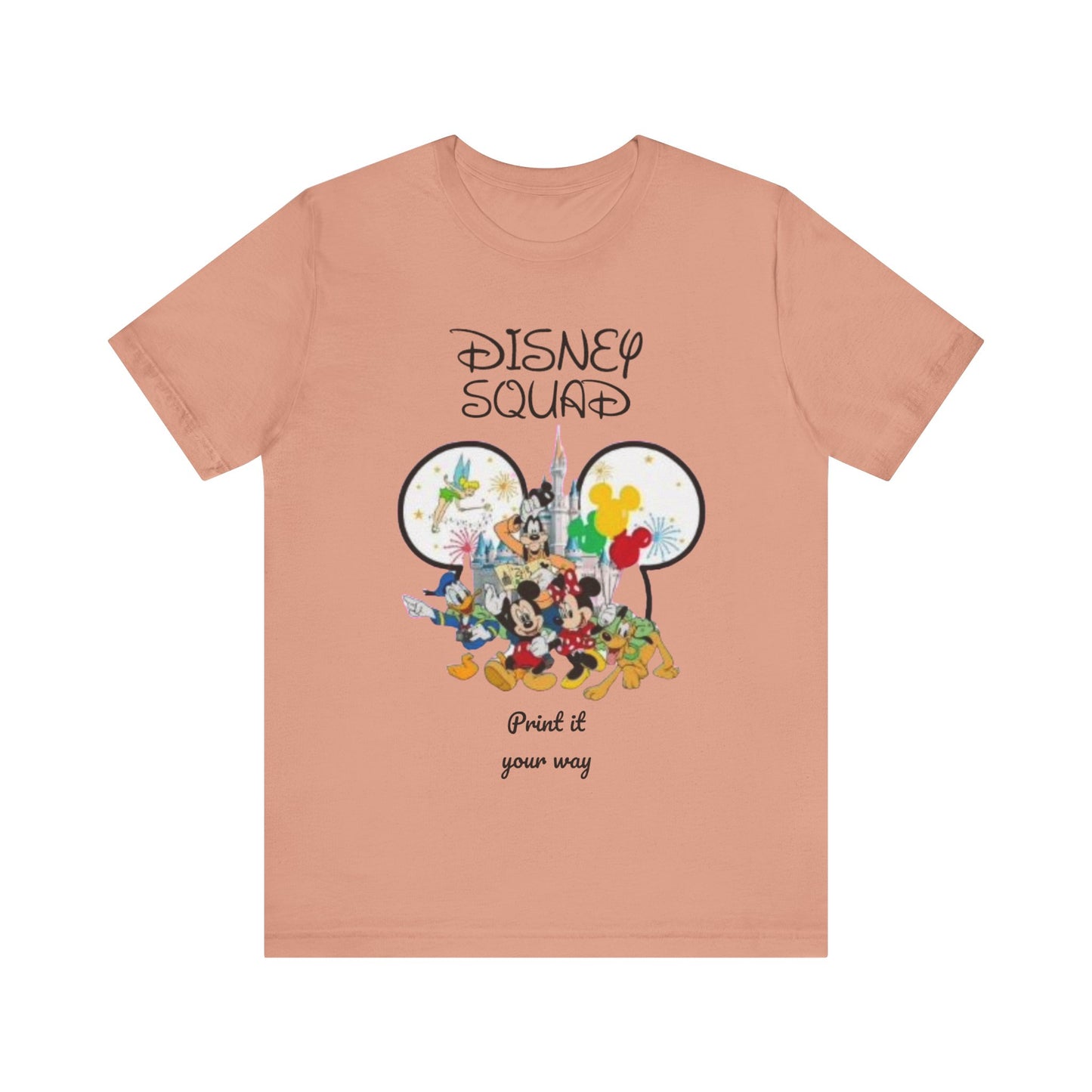 Disney Squad Unisex Tee, Magical Disney Apparel, Gift for Disney Fans, Family Reunion Shirt, Vacation Outfit