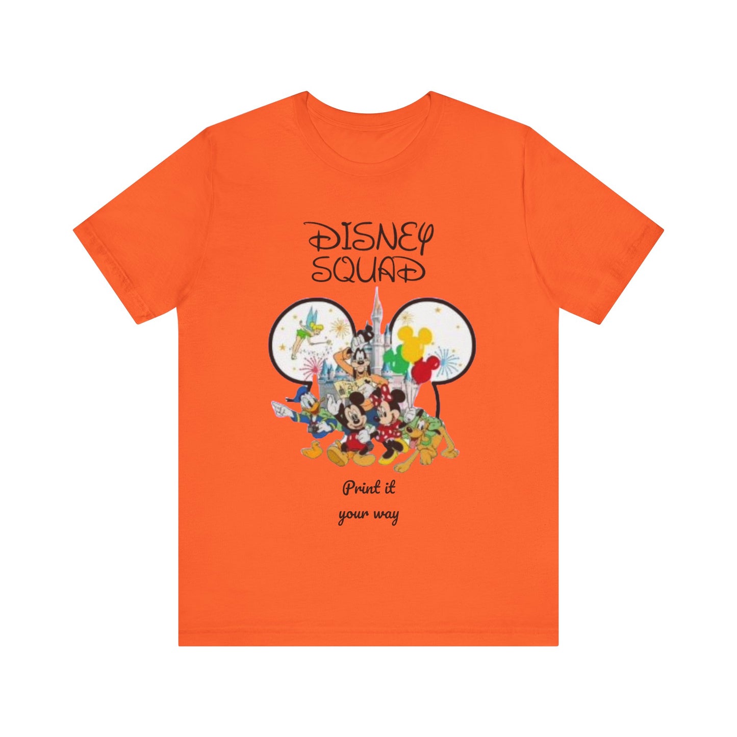 Disney Squad Unisex Tee, Magical Disney Apparel, Gift for Disney Fans, Family Reunion Shirt, Vacation Outfit