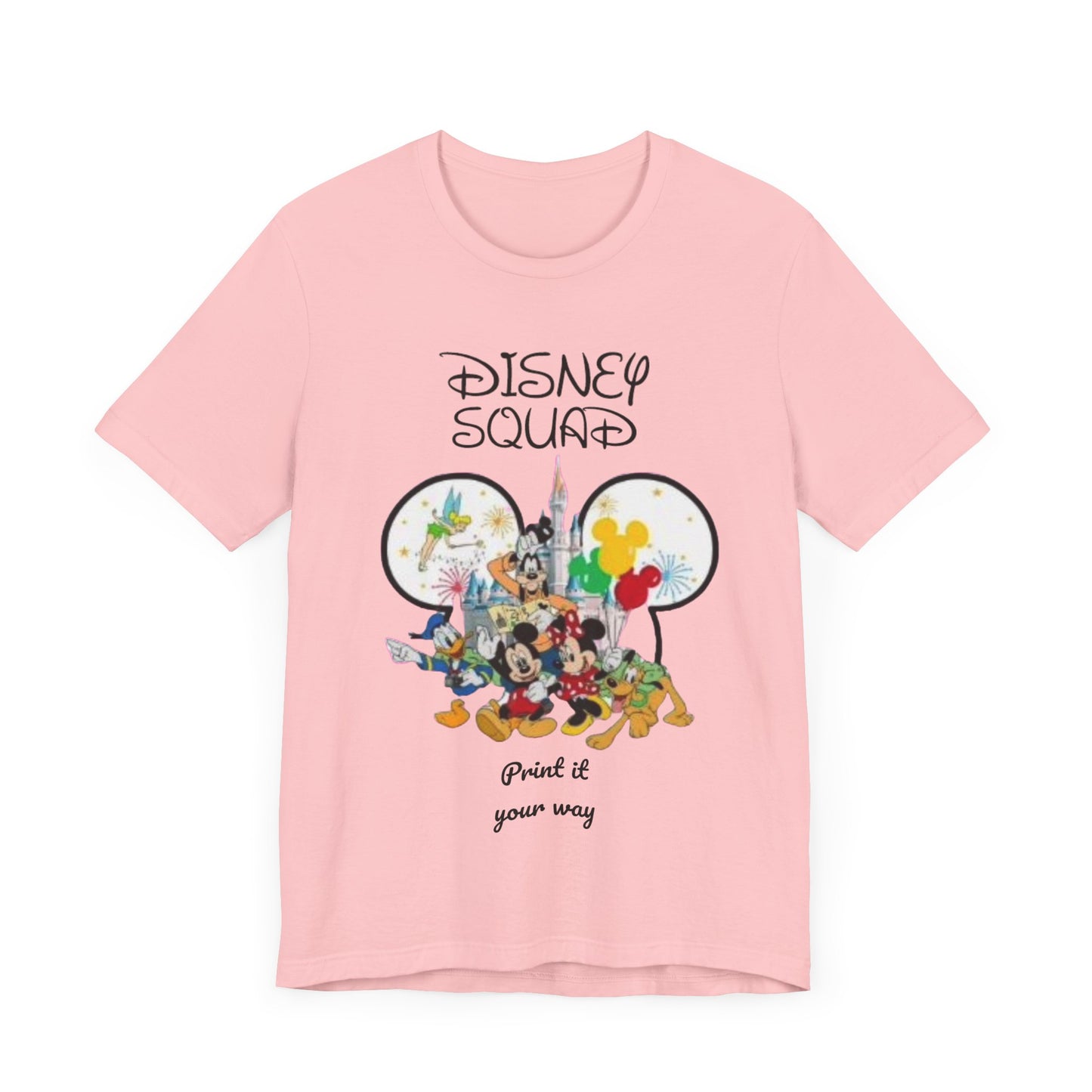 Disney Squad Unisex Tee, Magical Disney Apparel, Gift for Disney Fans, Family Reunion Shirt, Vacation Outfit