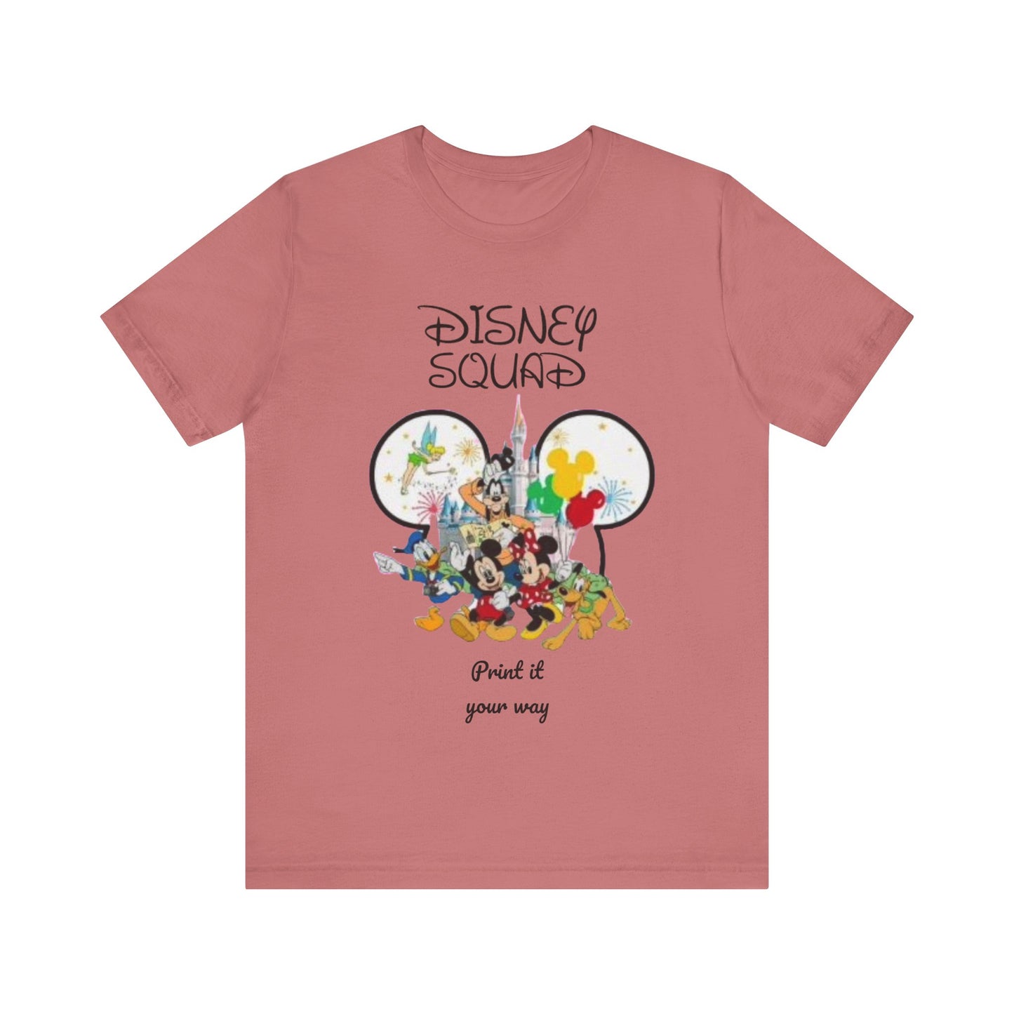 Disney Squad Unisex Tee, Magical Disney Apparel, Gift for Disney Fans, Family Reunion Shirt, Vacation Outfit