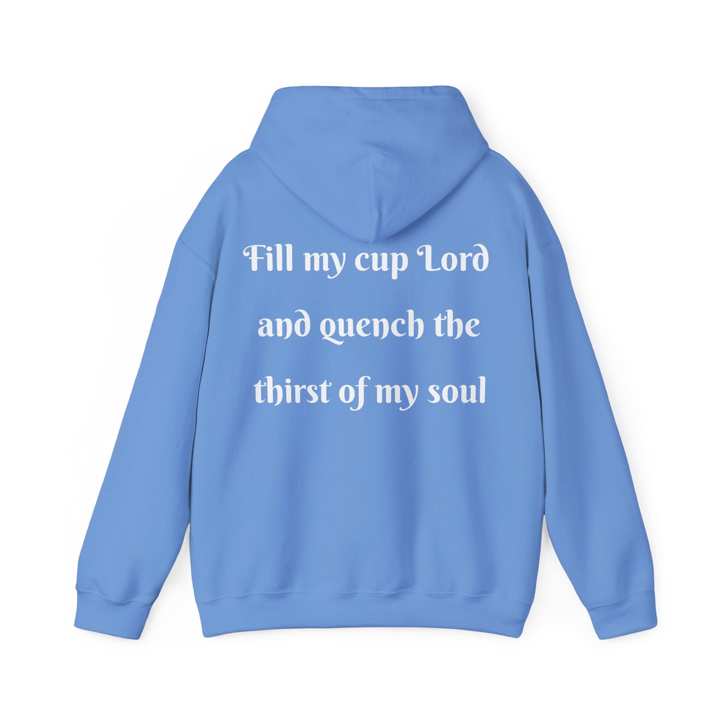 Inspirational Quote Hoodie, Unisex Heavy Blend™ Hooded Sweatshirt, Faith Apparel, Cozy Gift, Religious Sweatshirt, Spiritual Wear, Church