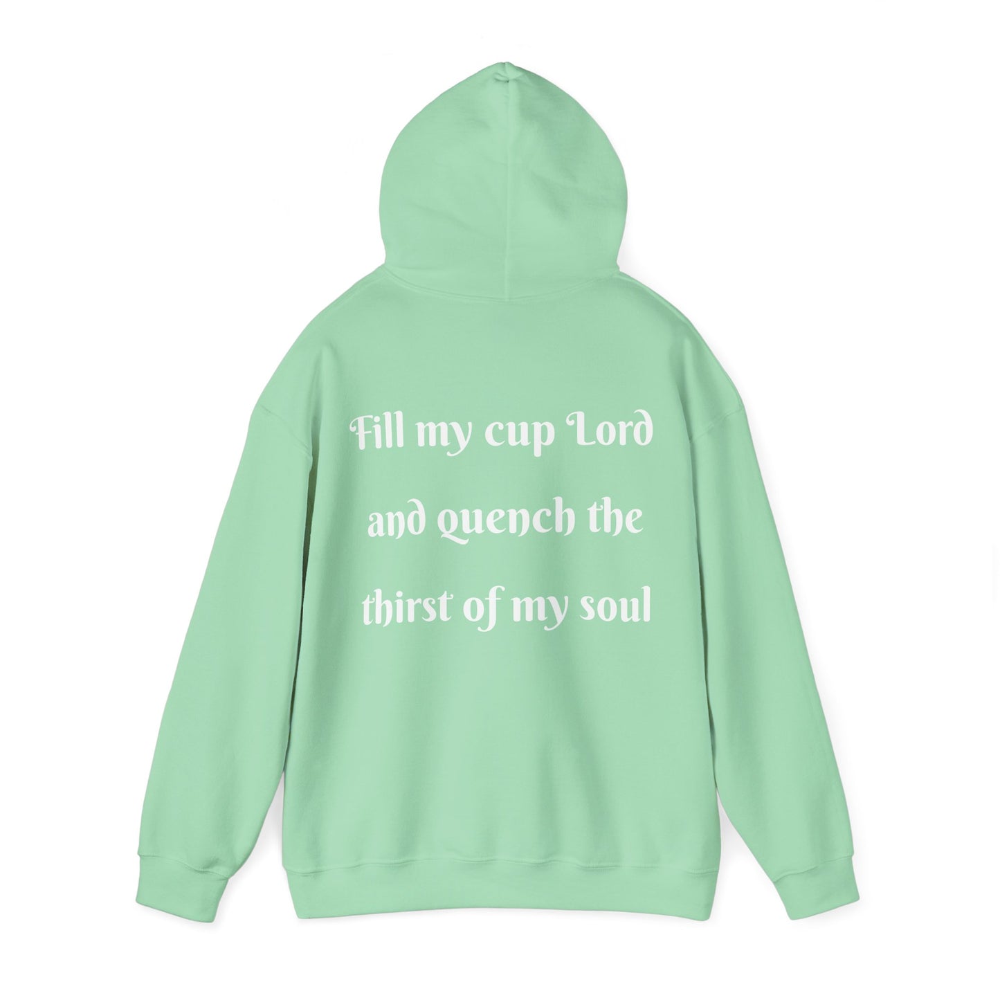 Inspirational Quote Hoodie, Unisex Heavy Blend™ Hooded Sweatshirt, Faith Apparel, Cozy Gift, Religious Sweatshirt, Spiritual Wear, Church