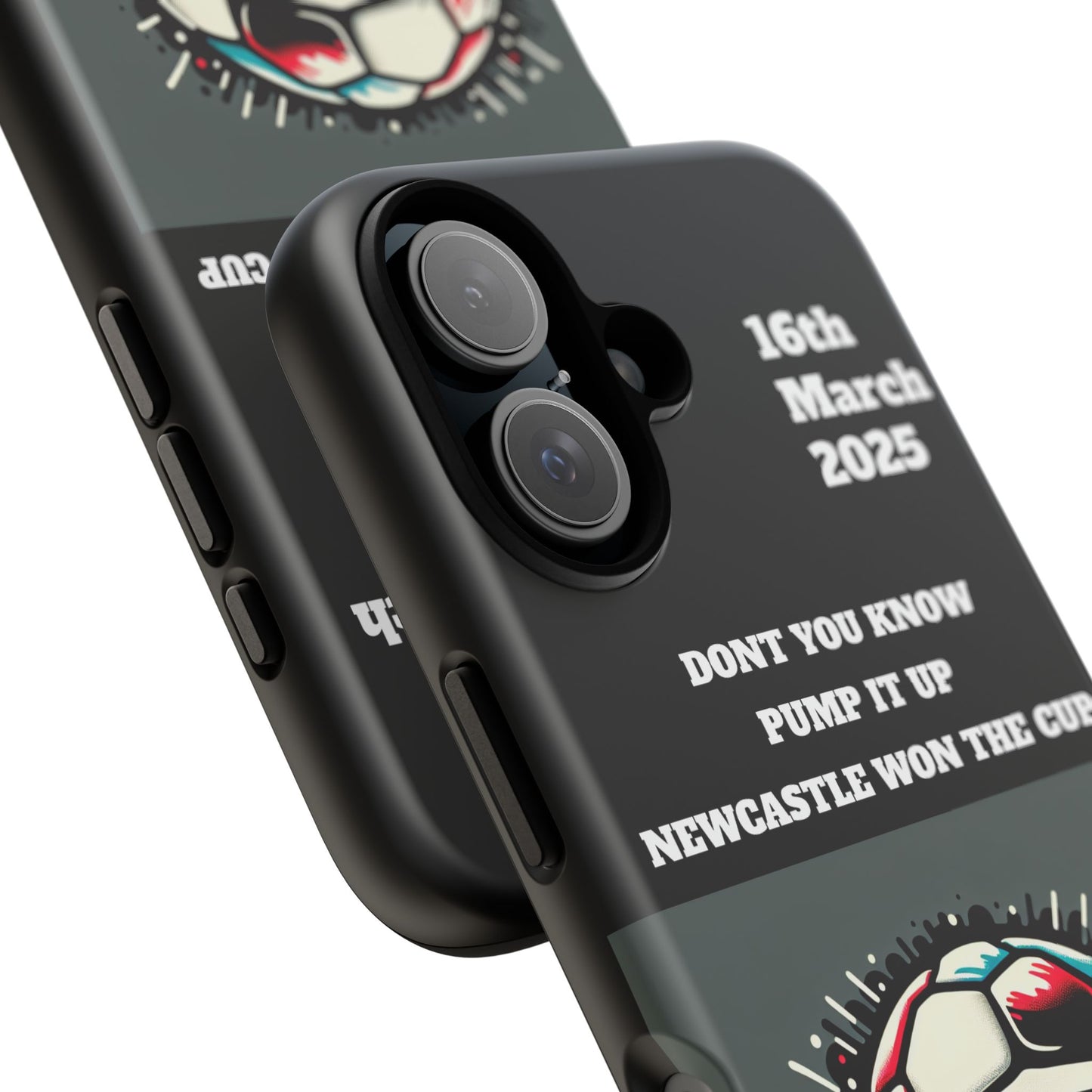 Custom Soccer Phone Case - Newcastle United Fan Gift, 16th March 2025, Sports Accessory for Gamers, Kids Birthday Present