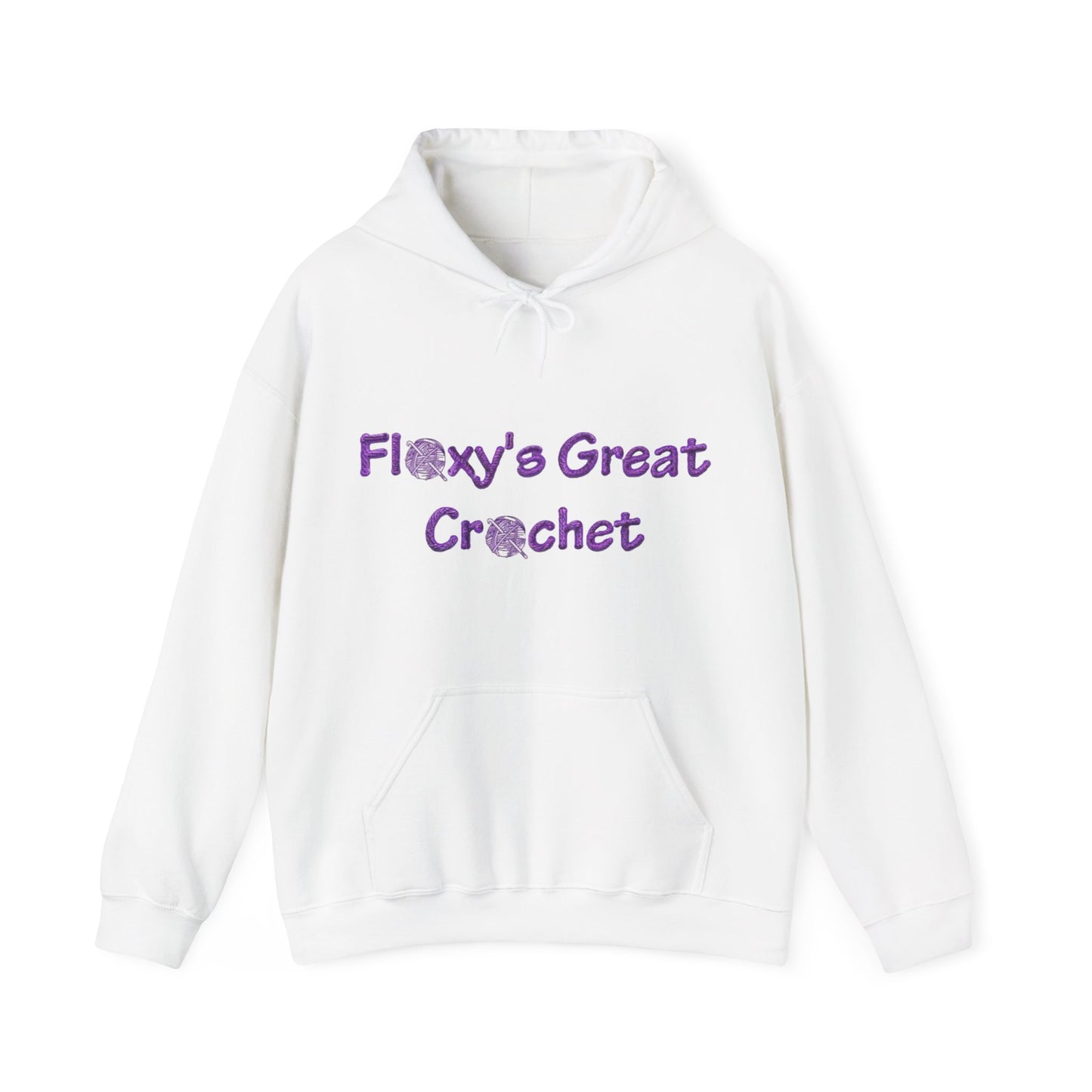 Crochet Lover's Unisex Hooded Sweatshirt - Perfect Gift for Crafters