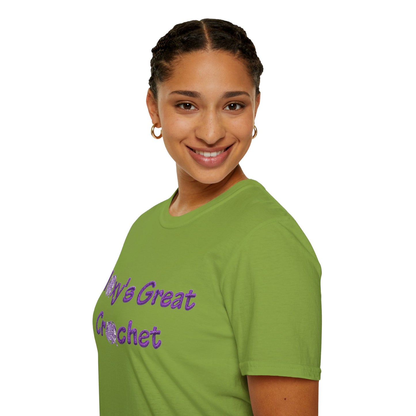 Floxy's Great Crochet Unisex Softstyle T-Shirt - Perfect Gift for Craft Lovers