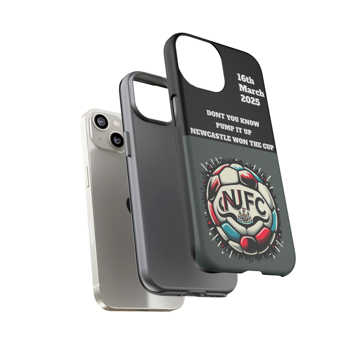 Custom Soccer Phone Case - Newcastle United Fan Gift, 16th March 2025, Sports Accessory for Gamers, Kids Birthday Present