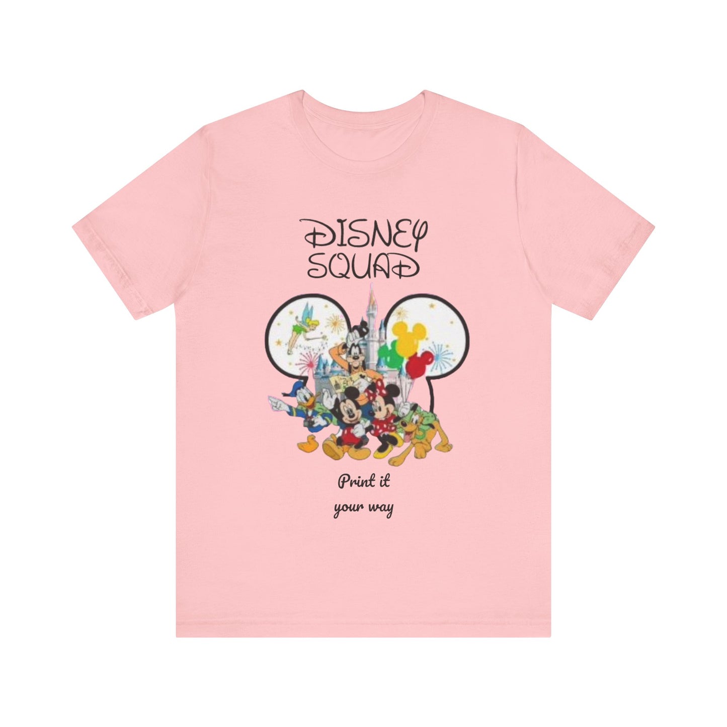 Disney Squad Unisex Tee, Magical Disney Apparel, Gift for Disney Fans, Family Reunion Shirt, Vacation Outfit