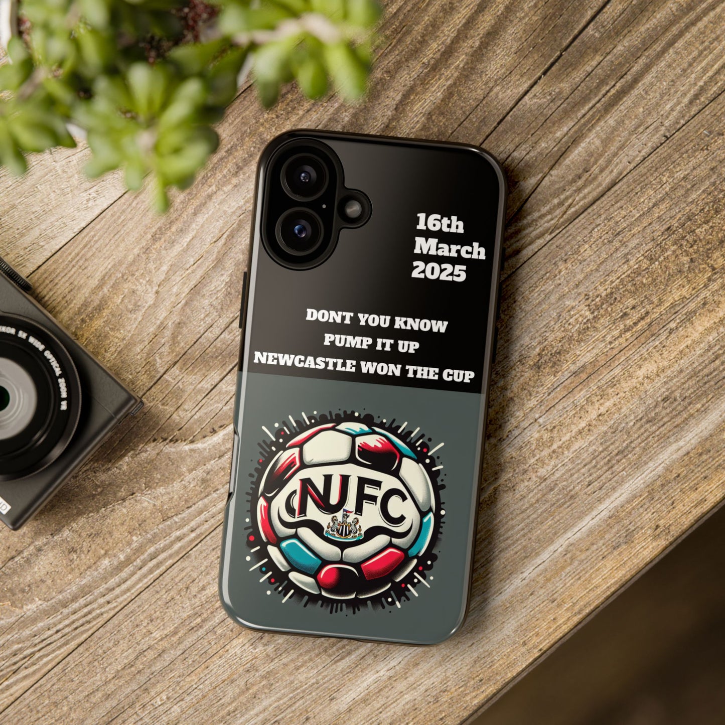 Custom Soccer Phone Case - Newcastle United Fan Gift, 16th March 2025, Sports Accessory for Gamers, Kids Birthday Present