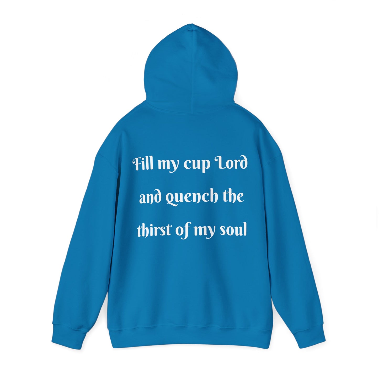 Inspirational Quote Hoodie, Unisex Heavy Blend™ Hooded Sweatshirt, Faith Apparel, Cozy Gift, Religious Sweatshirt, Spiritual Wear, Church