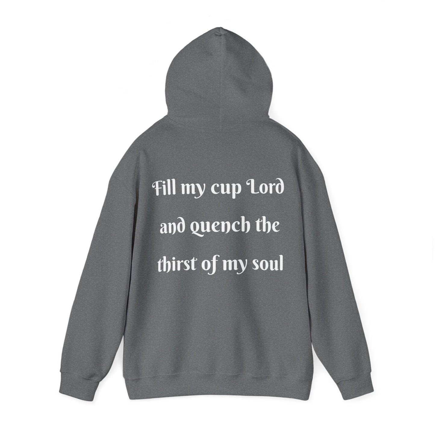Inspirational Quote Hoodie, Unisex Heavy Blend™ Hooded Sweatshirt, Faith Apparel, Cozy Gift, Religious Sweatshirt, Spiritual Wear, Church