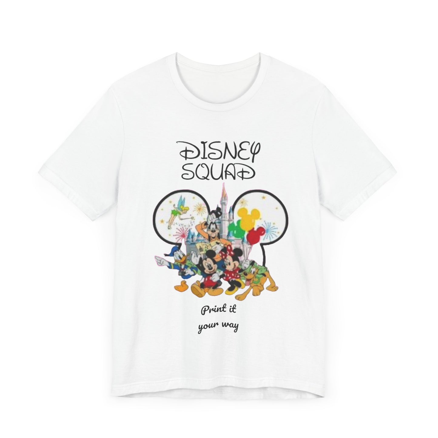 Disney Squad Unisex Tee, Magical Disney Apparel, Gift for Disney Fans, Family Reunion Shirt, Vacation Outfit