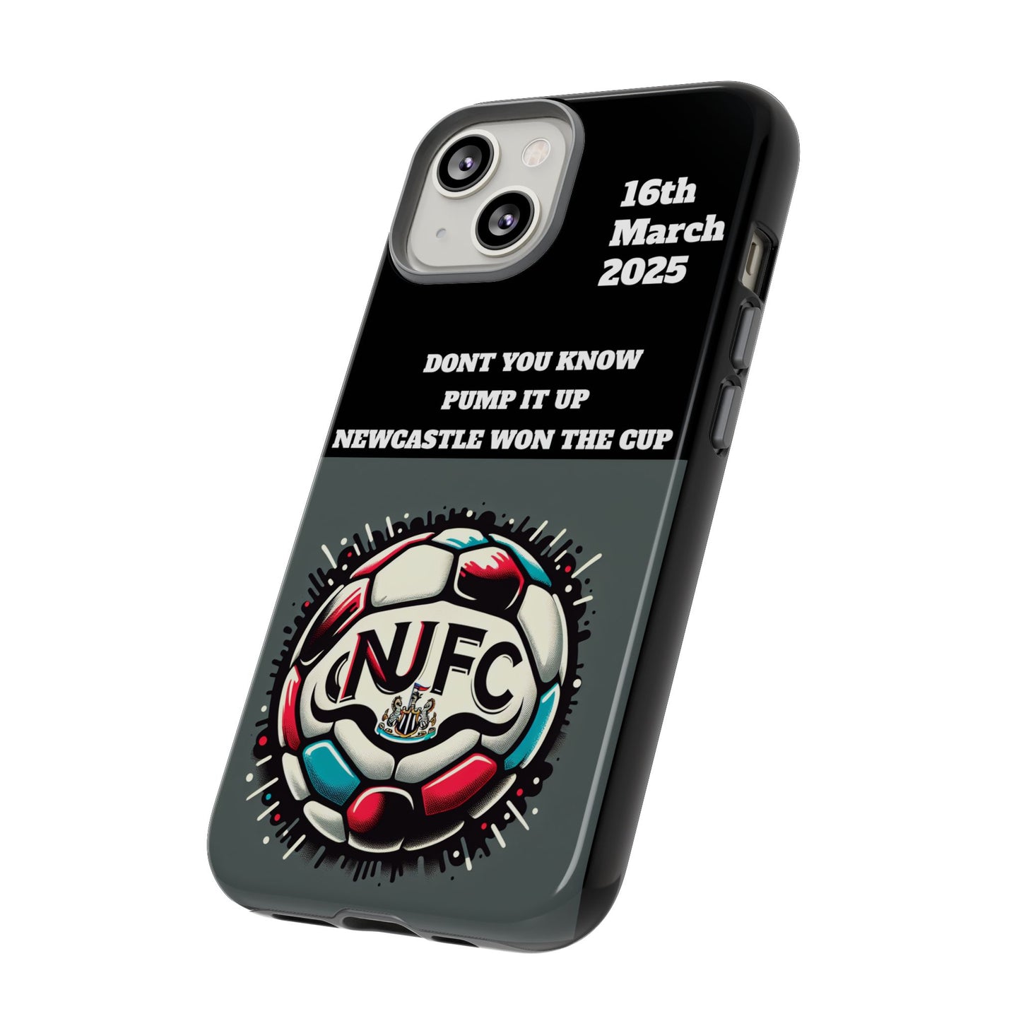 Custom Soccer Phone Case - Newcastle United Fan Gift, 16th March 2025, Sports Accessory for Gamers, Kids Birthday Present