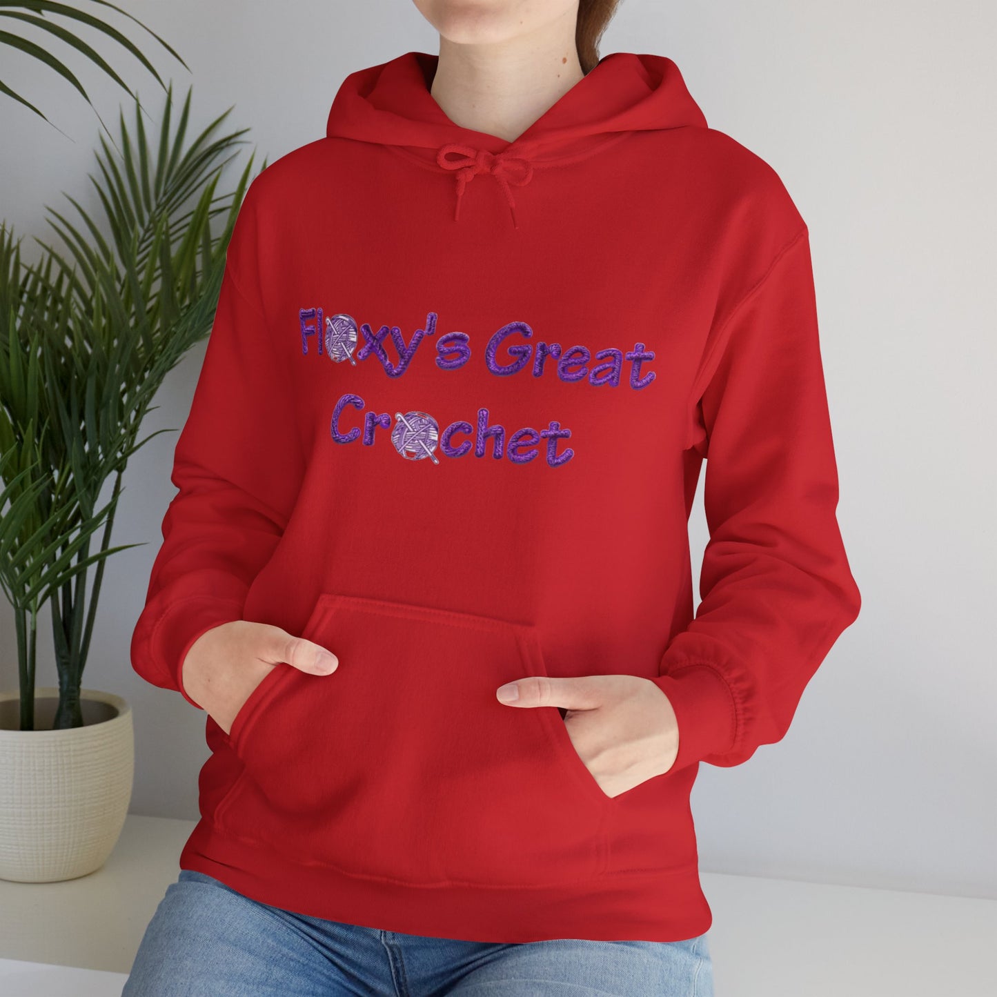 Crochet Lover's Unisex Hooded Sweatshirt - Perfect Gift for Crafters