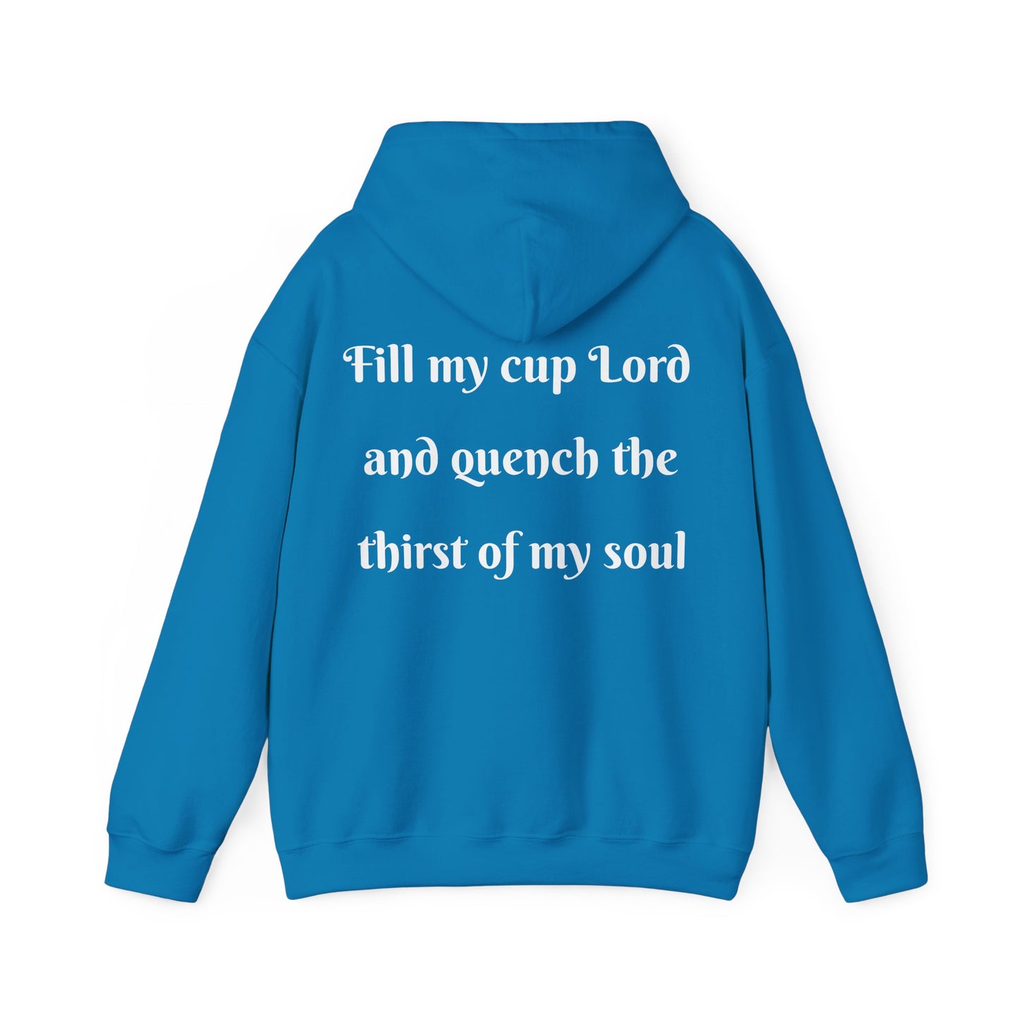 Inspirational Quote Hoodie, Unisex Heavy Blend™ Hooded Sweatshirt, Faith Apparel, Cozy Gift, Religious Sweatshirt, Spiritual Wear, Church