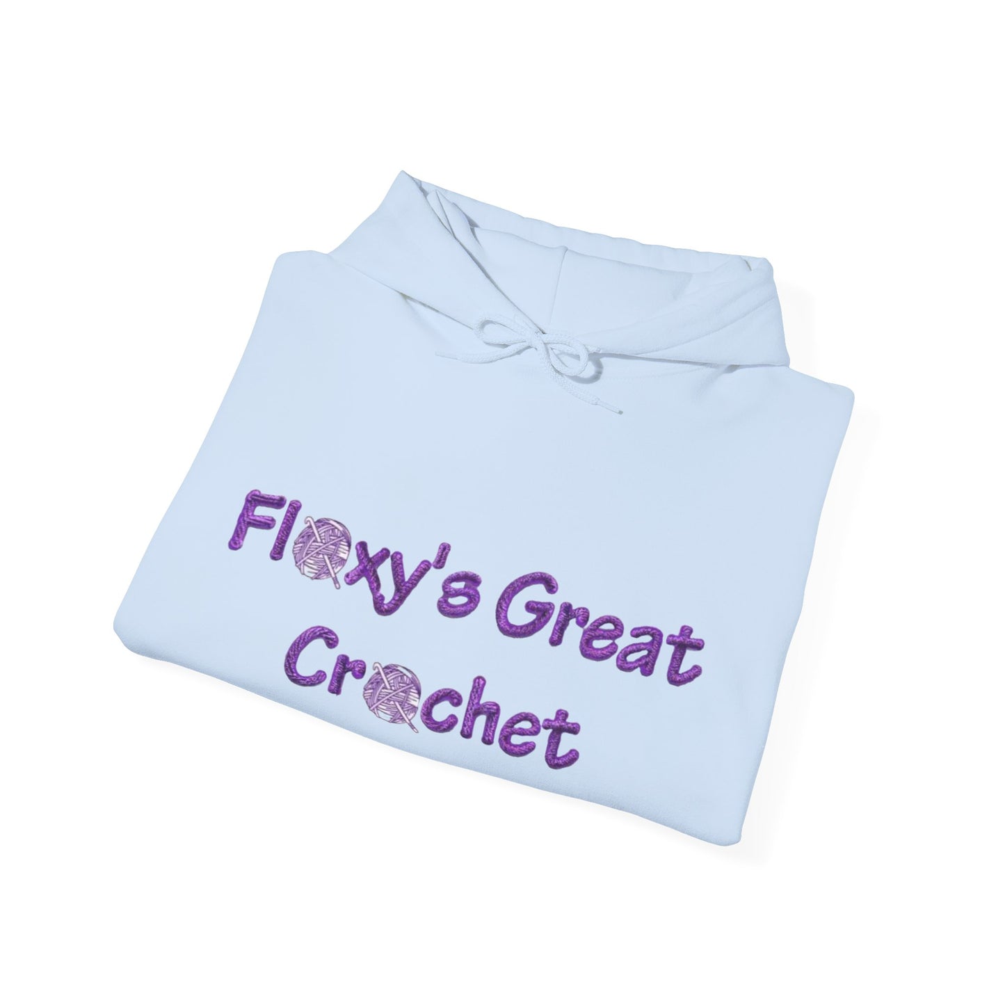 Crochet Lover's Unisex Hooded Sweatshirt - Perfect Gift for Crafters