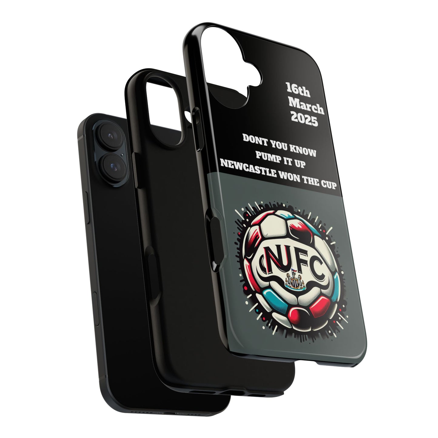 Custom Soccer Phone Case - Newcastle United Fan Gift, 16th March 2025, Sports Accessory for Gamers, Kids Birthday Present