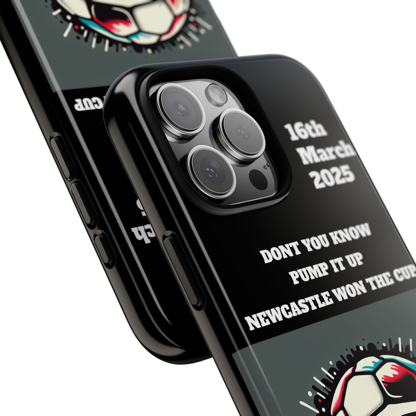 Custom Soccer Phone Case - Newcastle United Fan Gift, 16th March 2025, Sports Accessory for Gamers, Kids Birthday Present