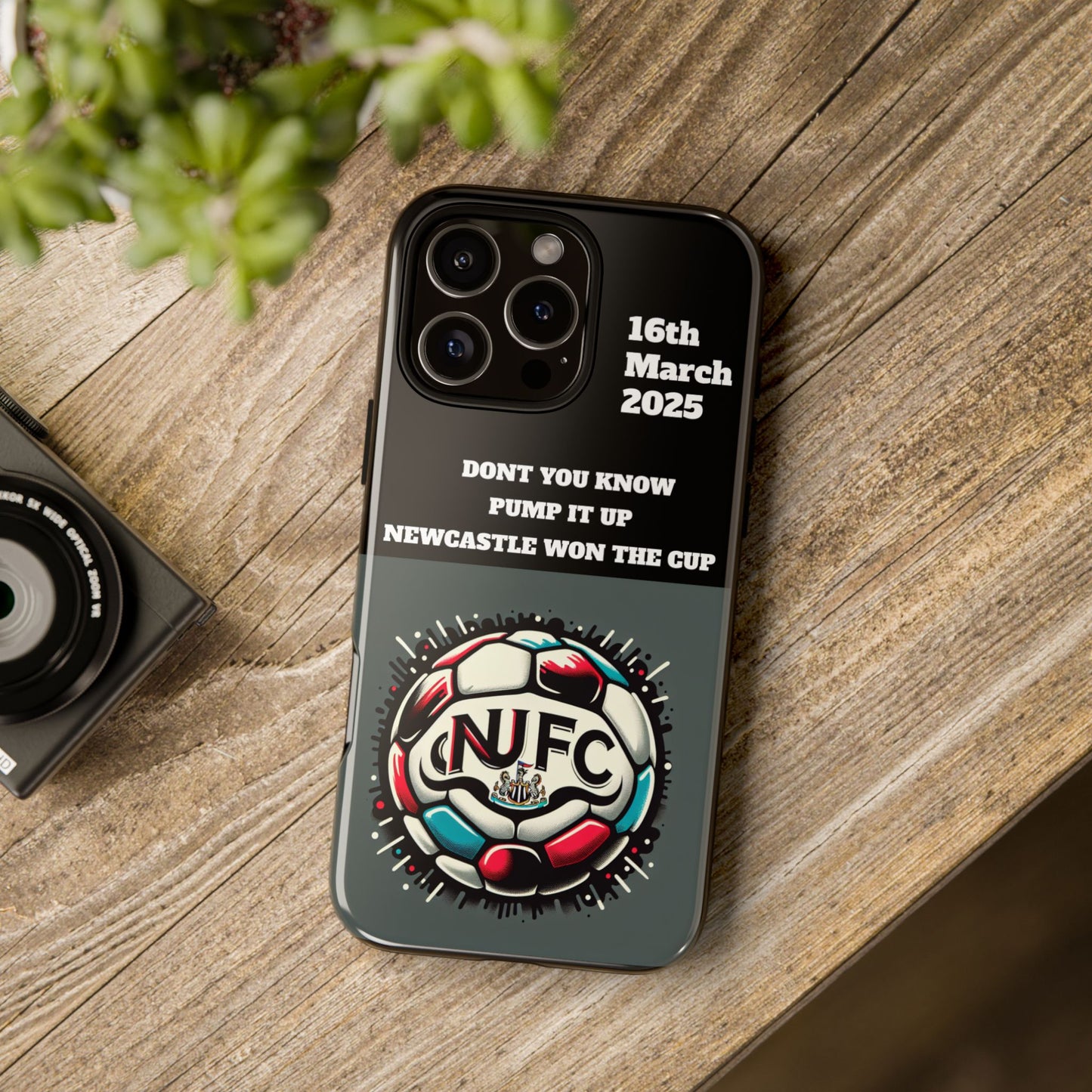 Custom Soccer Phone Case - Newcastle United Fan Gift, 16th March 2025, Sports Accessory for Gamers, Kids Birthday Present