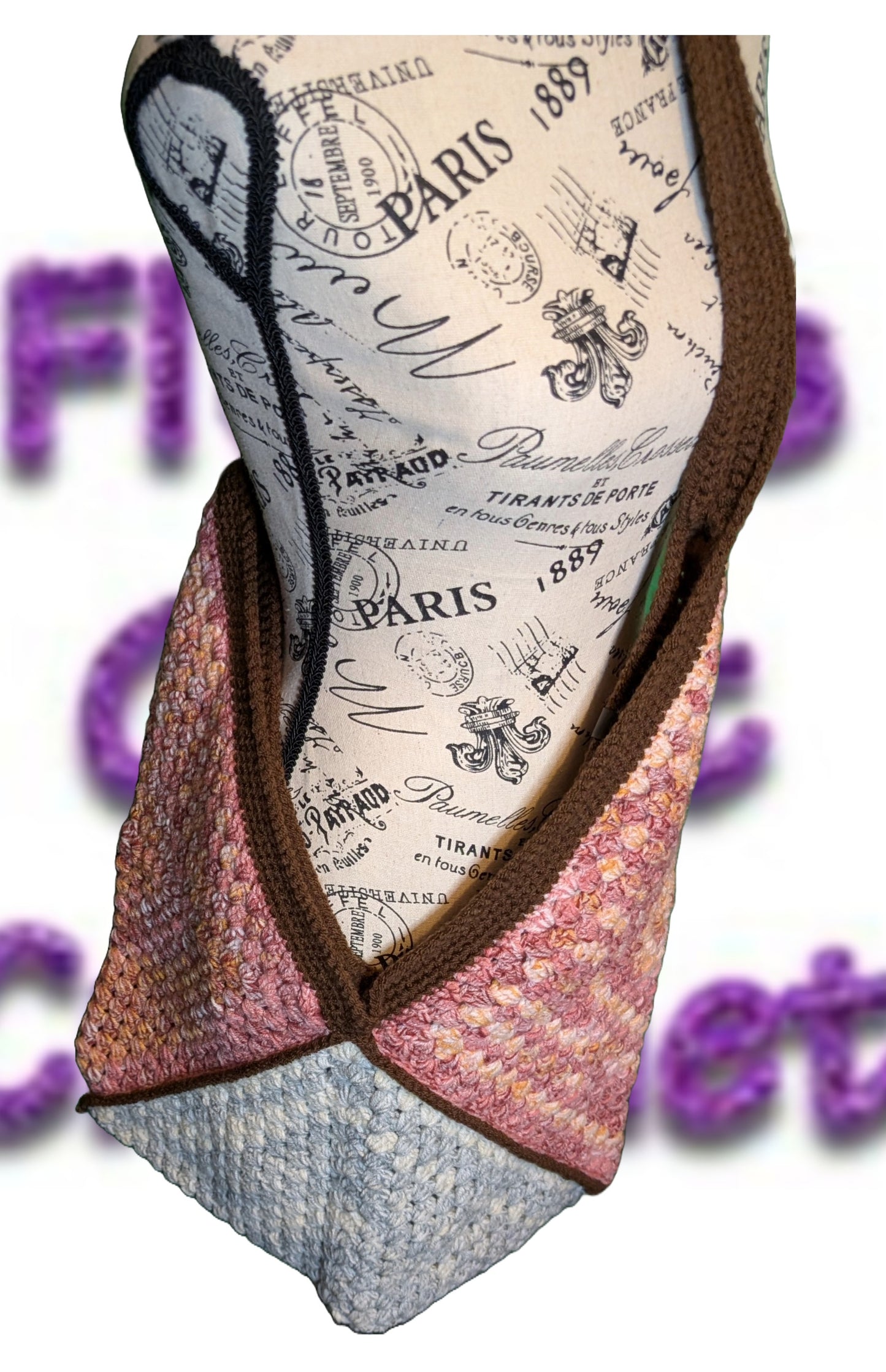 Stylish boho Tote bag #crochet