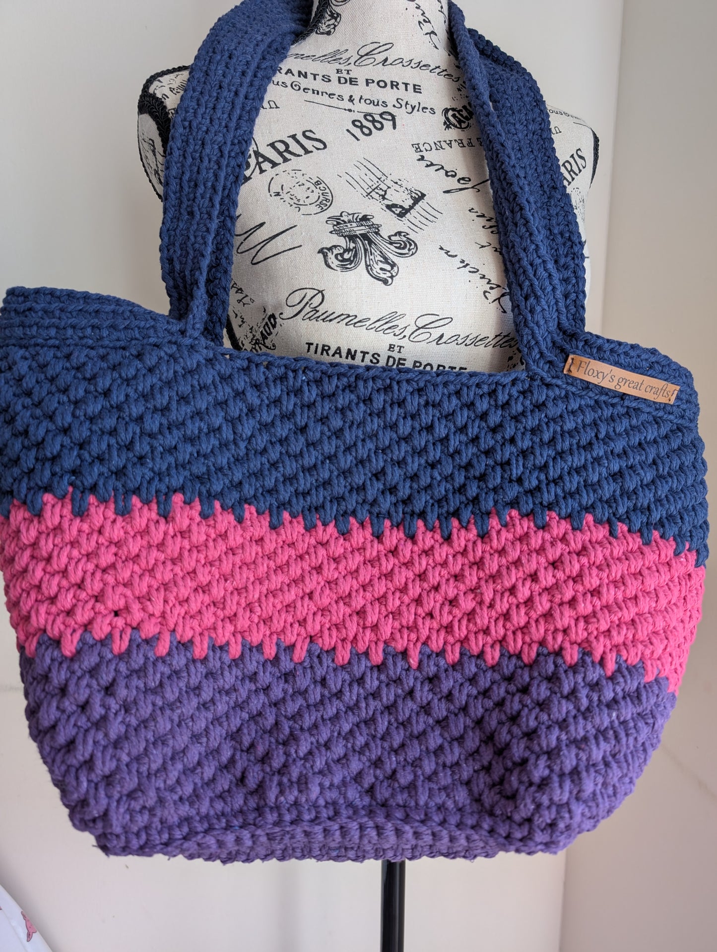 Handmade Crochet Tote bag #crochetlove #handmadewithlove