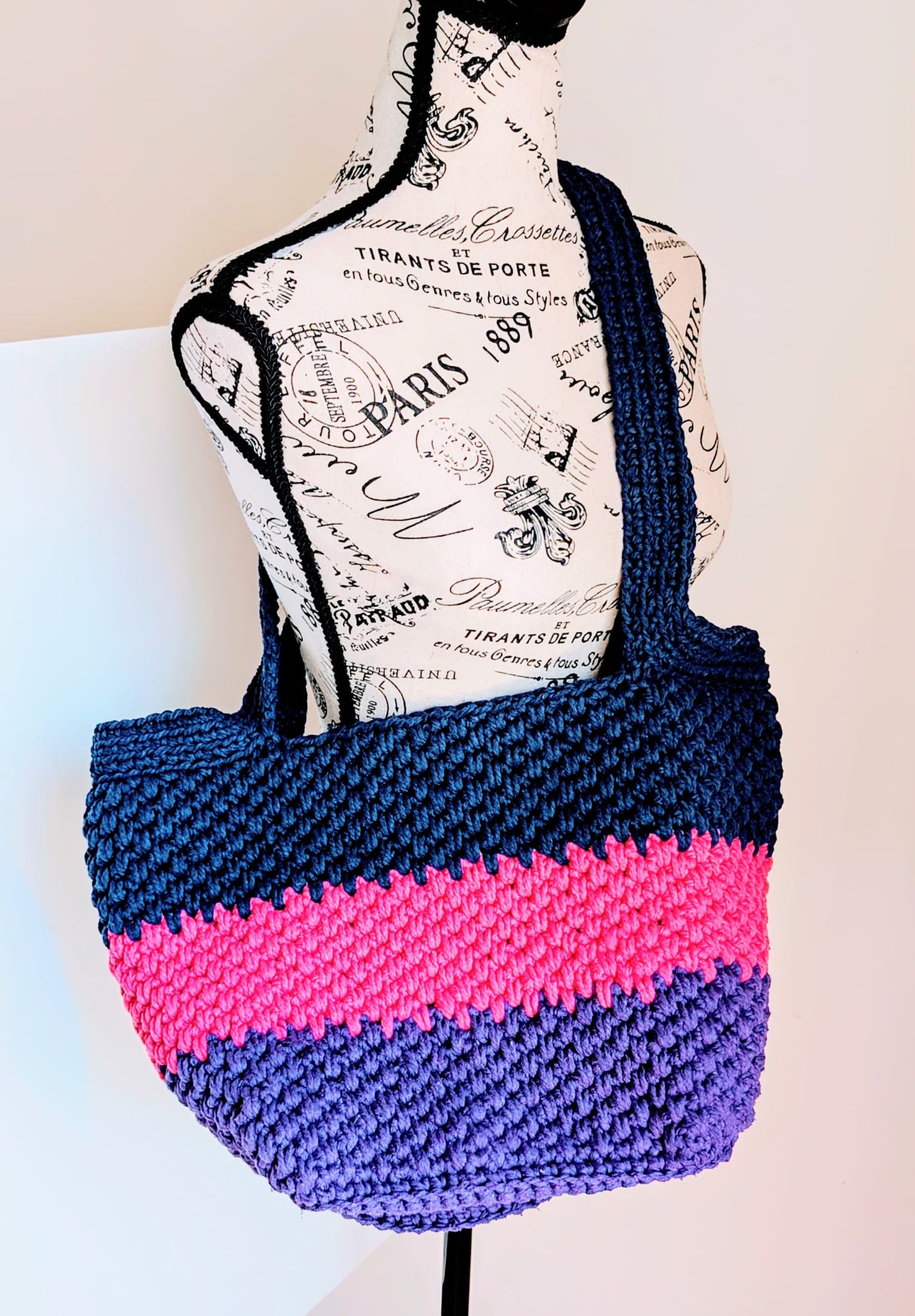 Handmade Crochet Tote bag #crochetlove #handmadewithlove
