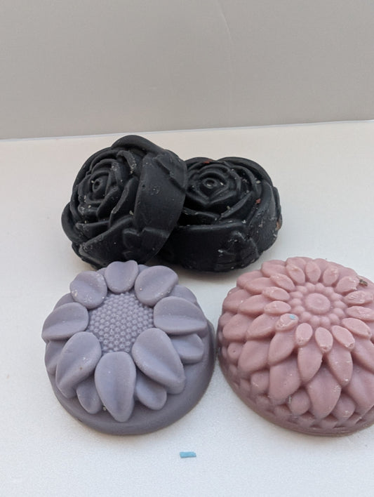 Charcoal and Oatmeal small bar soap handmade soap, cold process soap